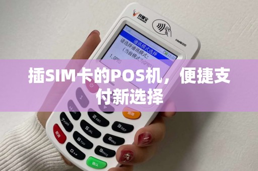插SIM卡的POS机，便捷支付新选择