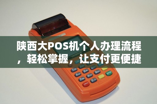 陕西大POS机个人办理流程，轻松掌握，让支付更便捷