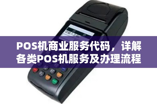 POS机商业服务代码，详解各类POS机服务及办理流程