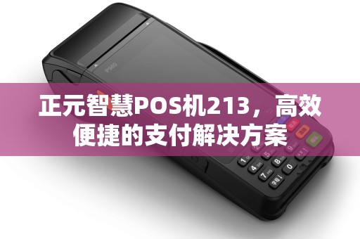 正元智慧POS机213，高效便捷的支付解决方案