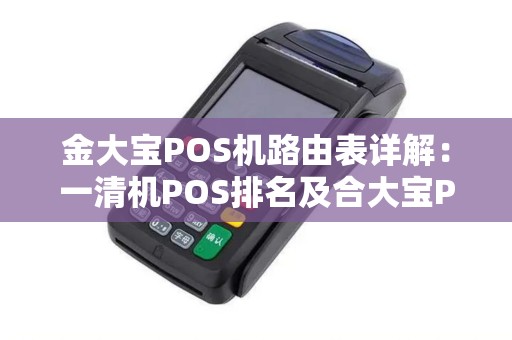 金大宝POS机路由表详解：一清机POS排名及合大宝POS机优势