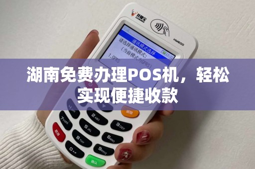 湖南免费办理POS机，轻松实现便捷收款