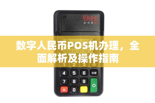 数字人民币POS机办理，全面解析及操作指南