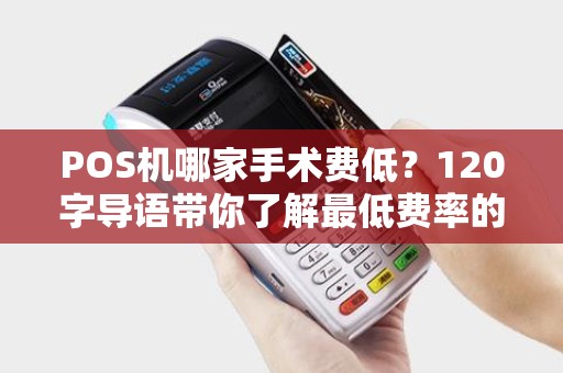 POS机哪家手术费低？120字导语带你了解最低费率的正规POS机