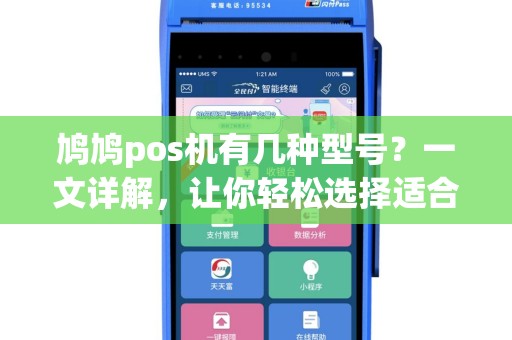 鸠鸠pos机有几种型号？一文详解，让你轻松选择适合自己的POS机