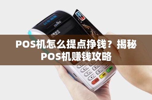 POS机怎么提点挣钱？揭秘POS机赚钱攻略