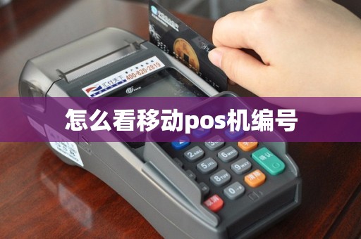 怎么看移动pos机编号