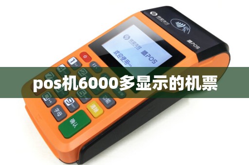 pos机6000多显示的机票