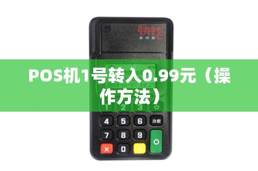 POS机1号转入0.99元（操作方法）