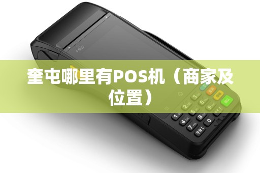 奎屯哪里有POS机（商家及位置）