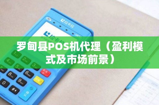 罗甸县POS机代理（盈利模式及市场前景）