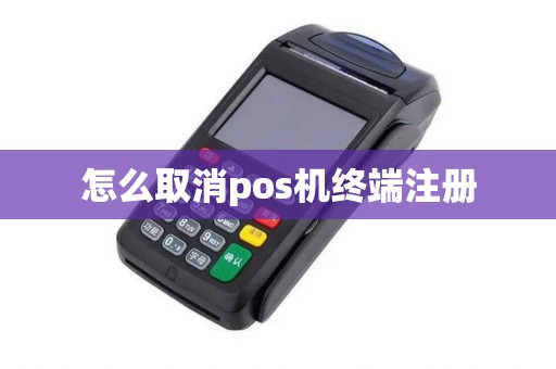 怎么取消pos机终端注册