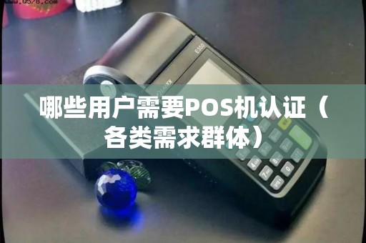 哪些用户需要POS机认证（各类需求群体）