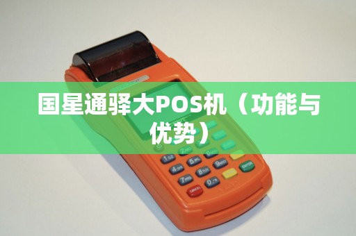 国星通驿大POS机（功能与优势）