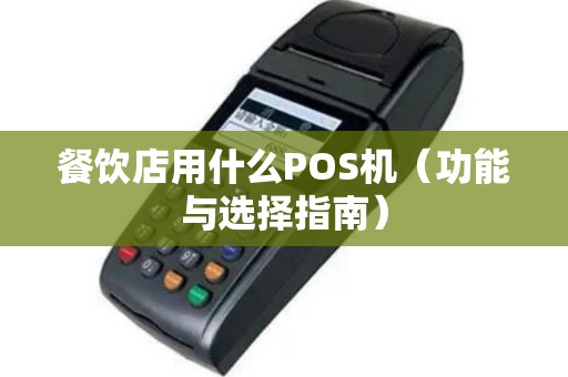 餐饮店用什么POS机（功能与选择指南）