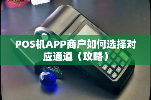 POS机APP商户如何选择对应通道（攻略）