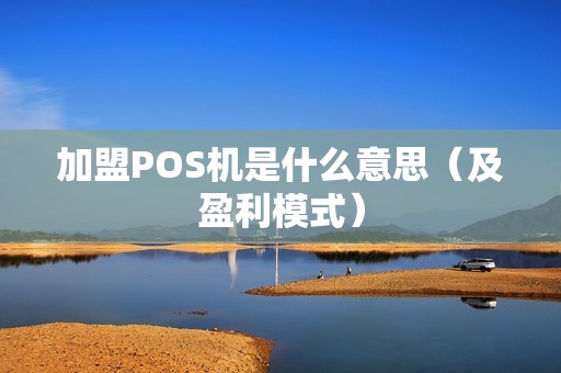 加盟POS机是什么意思（及盈利模式）