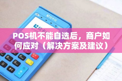 POS机不能自选后，商户如何应对（解决方案及建议）