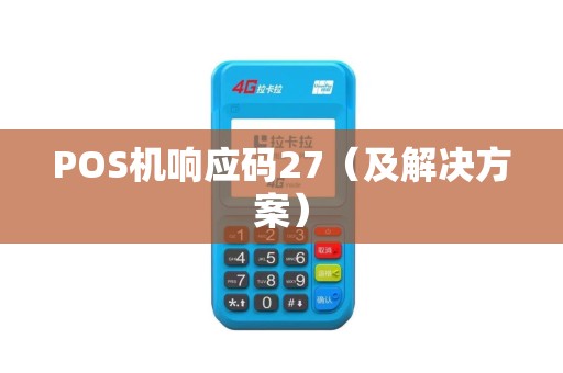 POS机响应码27（及解决方案）