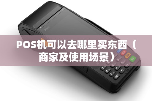POS机可以去哪里买东西（商家及使用场景）