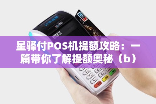 星驿付POS机提额攻略：一篇带你了解提额奥秘（b）