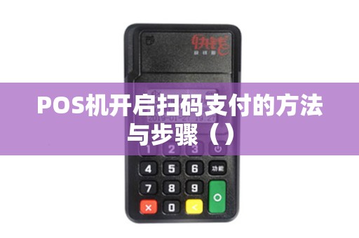 POS机开启扫码支付的方法与步骤（）