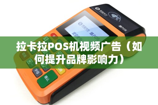 拉卡拉POS机视频广告（如何提升品牌影响力）