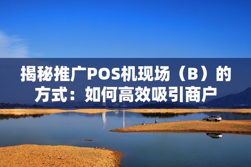 揭秘推广POS机现场（B）的方式：如何高效吸引商户