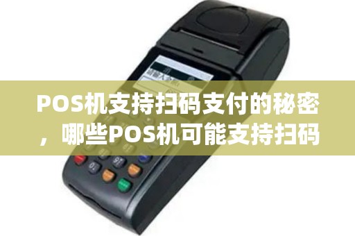 POS机支持扫码支付的秘密，哪些POS机可能支持扫码(b)