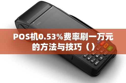 POS机0.53%费率刷一万元的方法与技巧（）