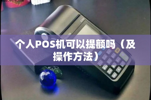 个人POS机可以提额吗（及操作方法）