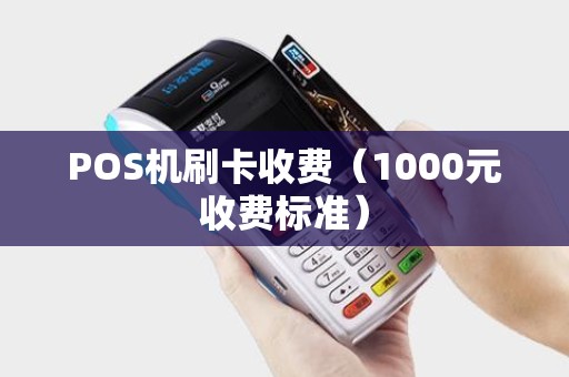 POS机刷卡收费（1000元收费标准）