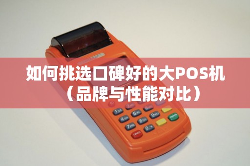 如何挑选口碑好的大POS机（品牌与性能对比）