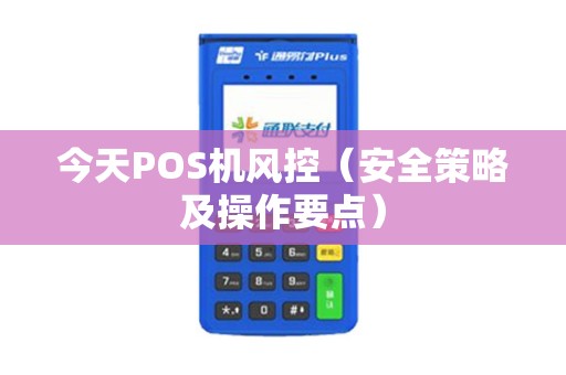 今天POS机风控（安全策略及操作要点）