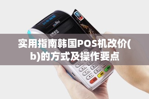 实用指南韩国POS机改价(b)的方式及操作要点