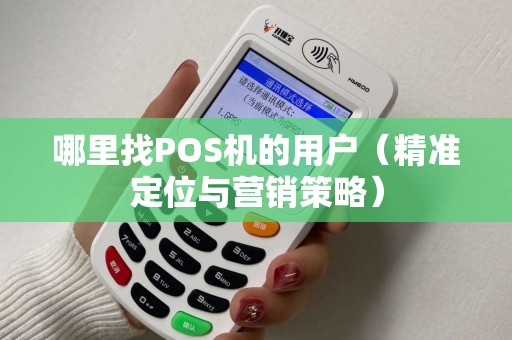 哪里找POS机的用户（精准定位与营销策略）