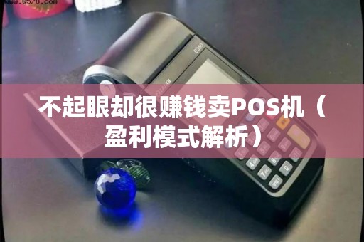 不起眼却很赚钱卖POS机（盈利模式解析）