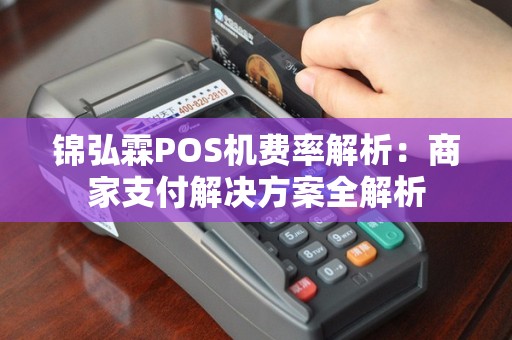 锦弘霖POS机费率解析：商家支付解决方案全解析