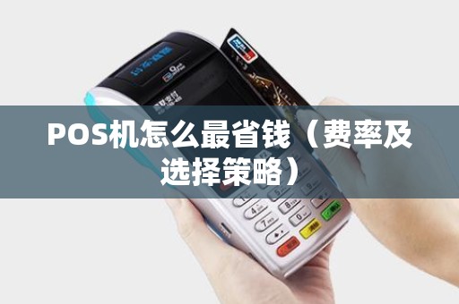 POS机怎么最省钱（费率及选择策略）