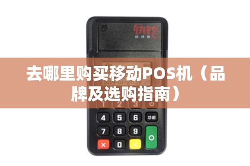 去哪里购买移动POS机（品牌及选购指南）