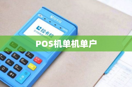POS机单机单户