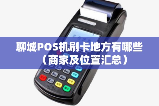 聊城POS机刷卡地方有哪些（商家及位置汇总）