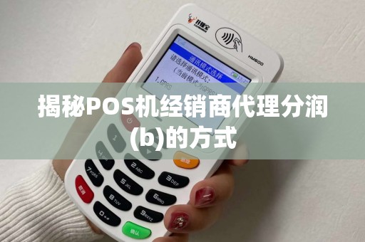 揭秘POS机经销商代理分润(b)的方式
