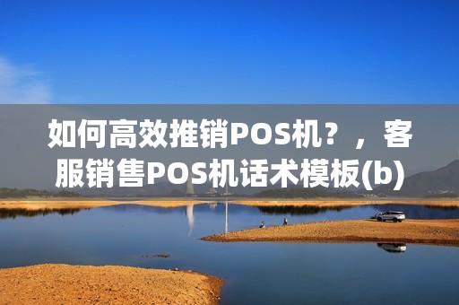 如何高效推销POS机？，客服销售POS机话术模板(b)