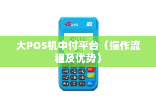 大POS机中付平台（操作流程及优势）