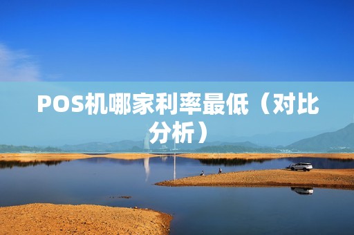 POS机哪家利率最低（对比分析）