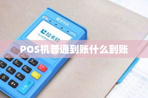 POS机普通到账什么到账
