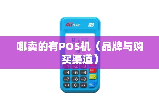 哪卖的有POS机（品牌与购买渠道）