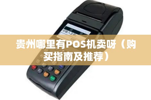 贵州哪里有POS机卖呀（购买指南及推荐）
