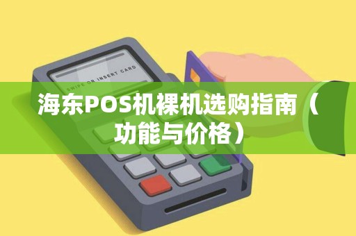 海东POS机裸机选购指南（功能与价格）